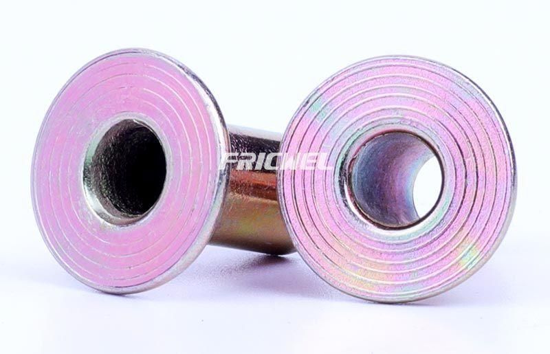 Fricwel Auto Parts Steel Rivets Semi-Tubular Rivets White Zinc Plating Rivets Factory Price