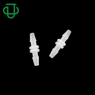 Plastic Rubber Tube Pipe Hose Barb PP Pipe Connector 3/32&quot; Equal Coupling Plastic Straight Type Fitting
