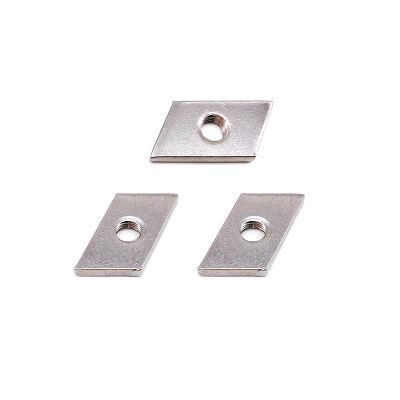 Customized Stainless Steel Ss201 SS304 Stamping Rectangular Nut