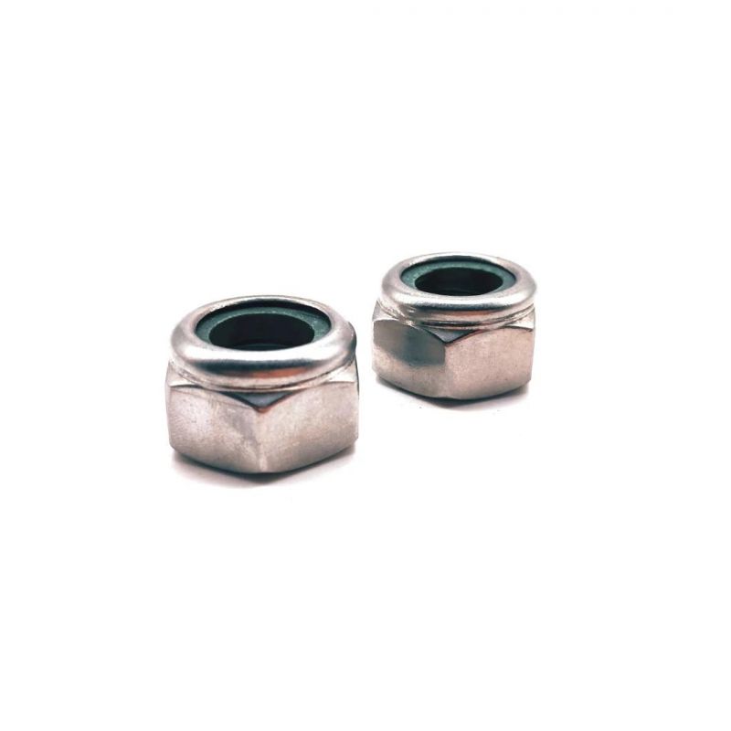 DIN985 Hexagon Nylon Nuts with Non-Metallic Insert, Nylon Lock Nuts