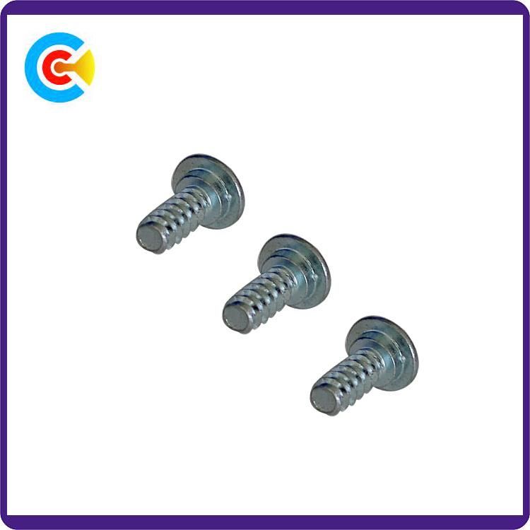 GB/DIN/JIS/ANSI Stainless-Steel/Stainless-Steel 4.8/8.8/10.9 Galvanized Triangle Screw for Machinery Industry Fasteners