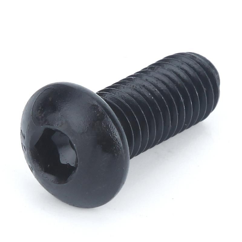 ISO7380 Button Head Socket Screw Bolt Allen Head Screw Bolt Carbon Steel Black Finish Gr10.9