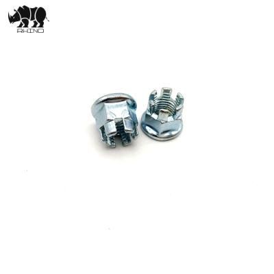 Hardware Manufacture Zinc Plated Steel DIN935 Hex Slotted Nut Castle Nut