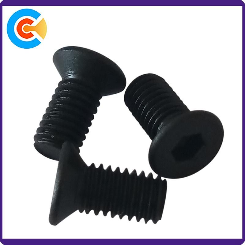 Carbon Steel Allen/Philips/Pozi/ Square/ Pozi Drive Countersunk Head Machine Screws