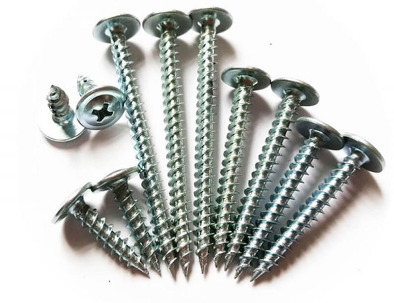M4.2 Catbon Steel Galvanized Blue Zinc Plated Flange Head Self Tapping Profile Joining Screw for Fixing Metal to Profiles