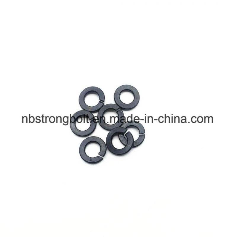 DIN127b Spring Lock Washer with Black Oxid M6