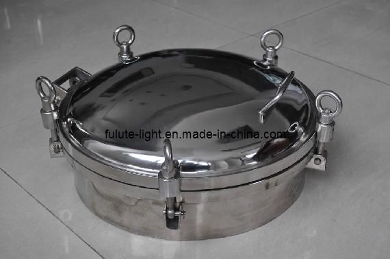 Sanitary Stainless Steel Non Pressure Round Tank Manway Door