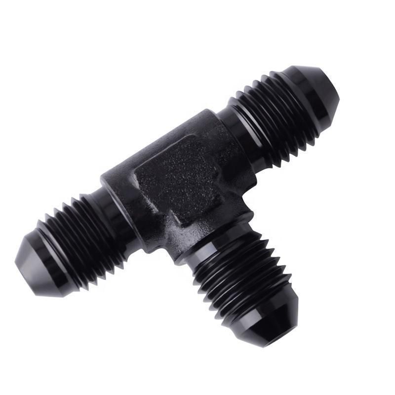 An4 Male Flare Union Tee T-Piece Fitting Adapter Aluminum
