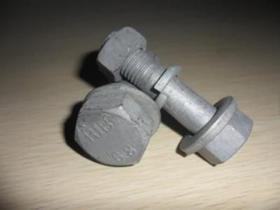 Black -Carbon Steel-Grade4.8-M64*30 - DIN931-Hex Bolt