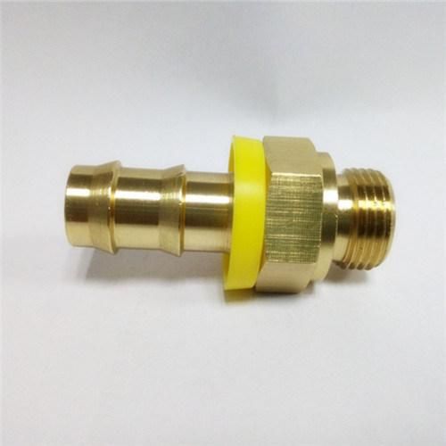 Staubli Af Series Brass Hose Push Fitting with Plated