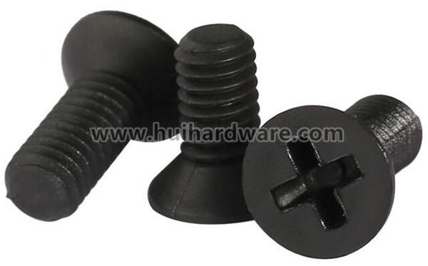 Countersunk Head Cross Recessed Nylon Machine Screw M3 M4 M5 M6 M8