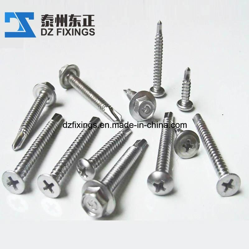 Hex Head Self Drilling Screw with EPDM Washer (DIN7504)
