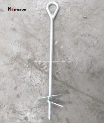 Anti Rust Galvanized Small Ground Anchor Pole Anchor