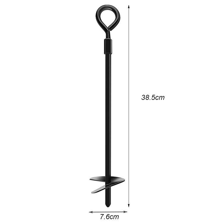 Amazon Heavy Duty Fastener Trampoline Anchors Hexagonal Stake Shaft Earth Ground Anchoring Easily Use Drill Ground Anchors Tent Stakes Dog Tie out Stake