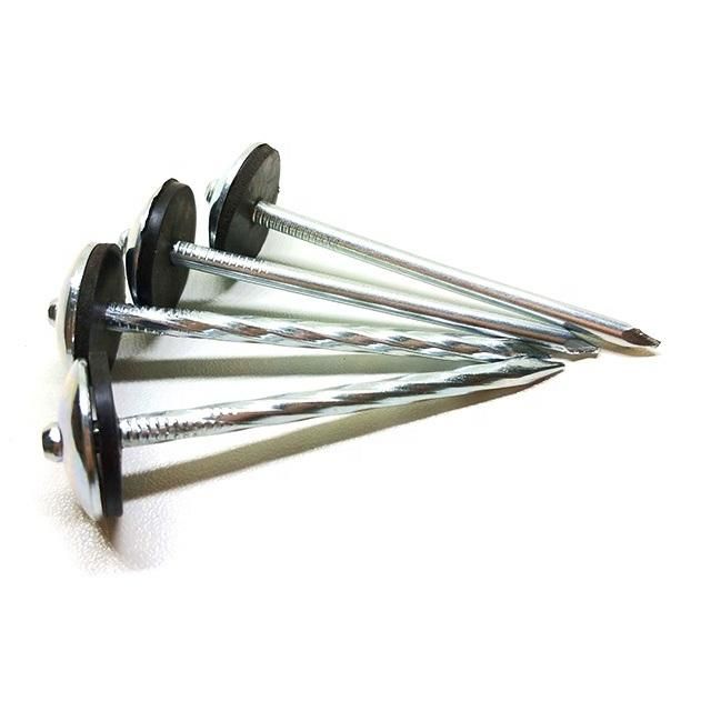 Angola Zambia Namibia Market/Metal Roof Nail Twisted Shank Assembled Roofing Nails