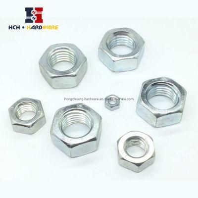 Fastener Carbon Steel Customized Surface Hex Nut