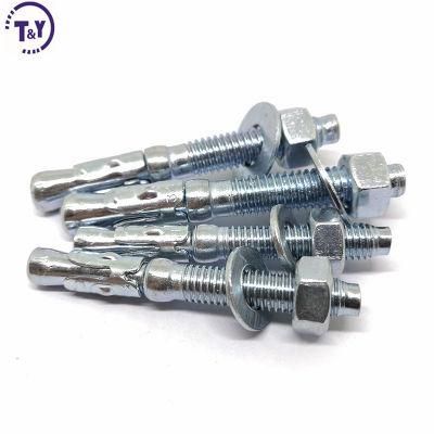 A325 M36 Concrete Plastic Spring Toggle Anchor Bolts with Washer