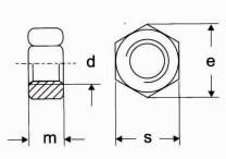 Hex Nuts A194 2h with White Zinc Plated
