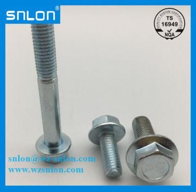 Chrome Plated Steel Hex Flange Bolts