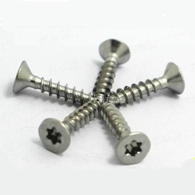 St2.9 3.5mm Stainless Steel 304 316 Flat Countersunk Torx Self Tapping Screw Torx Drive Countersunk Head Stainless Steel Self Tapping Screws for Wood