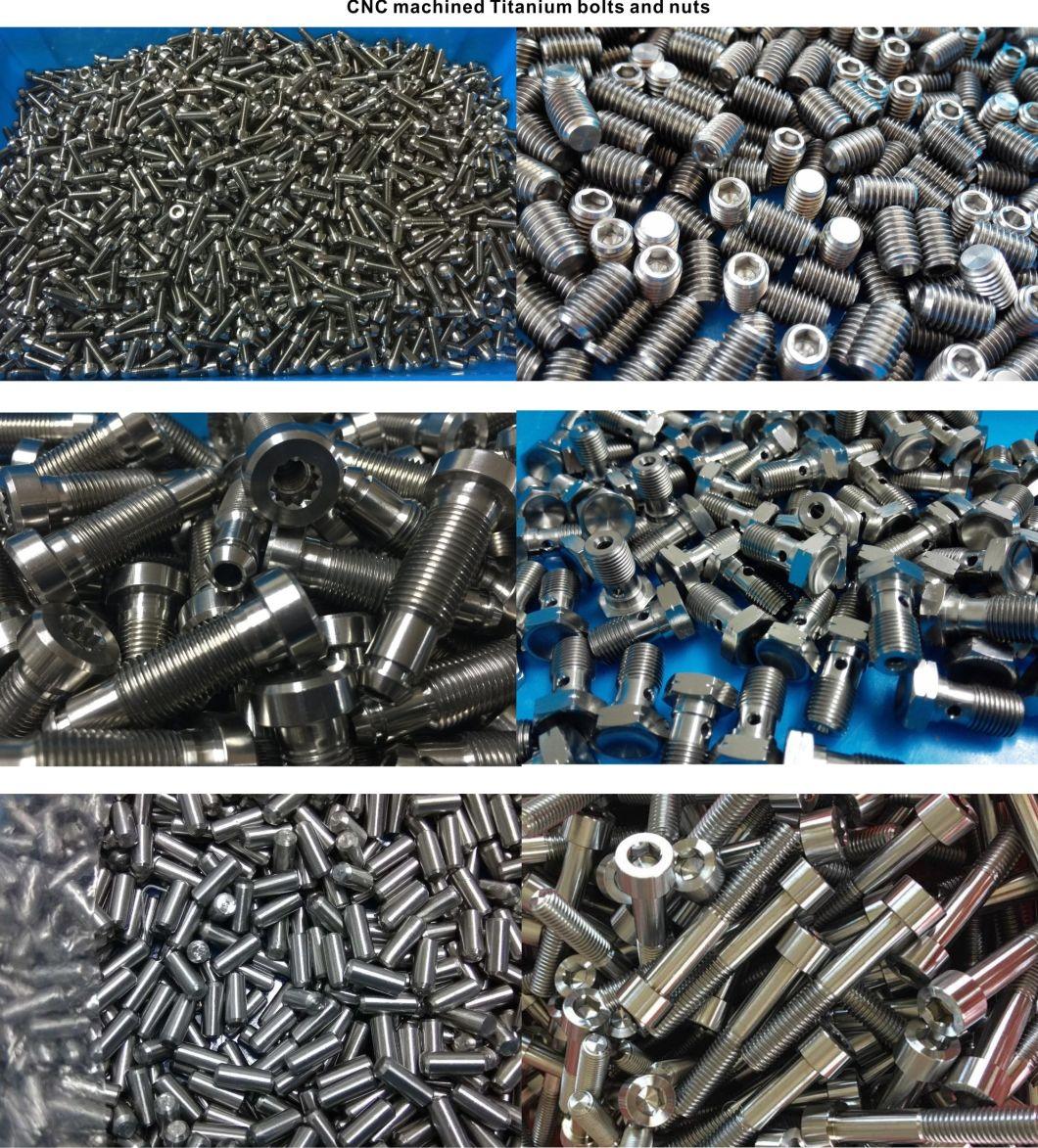 M8 X 25 Taper Allen Head Bolts Gr5 Titanium Screws for Motor
