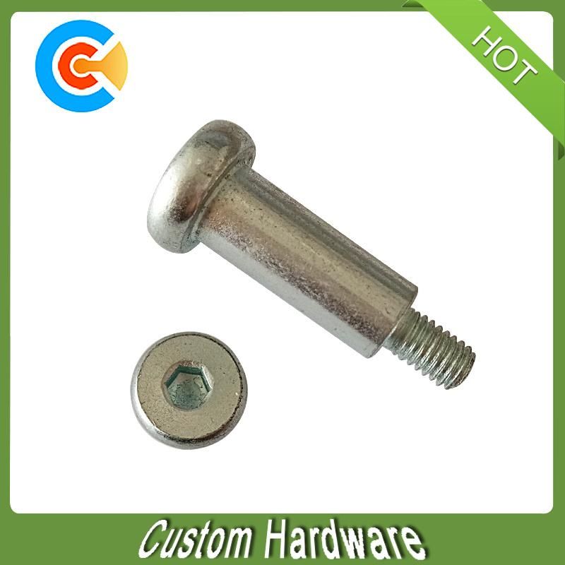 Carbon Steel Blue Zinc M6 Step Screws for Strollers