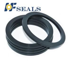 Customized OEM NBR EPDM FKM Cr Silicone Rubber Flat Washer Spare Part Grommet Seal Ring Gaskets