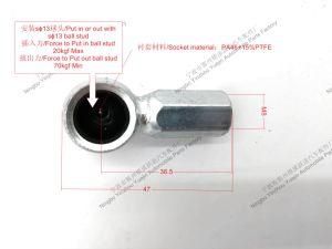 Maintainable Ball Socket, Pluggable Ball Joint M8