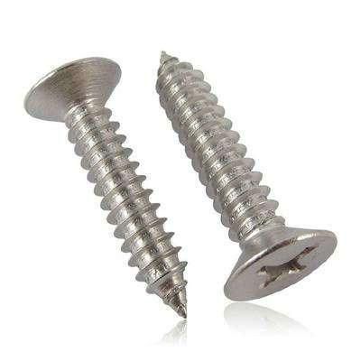 Stainless Steel 304 316 Self Tapping Screw Csk Head