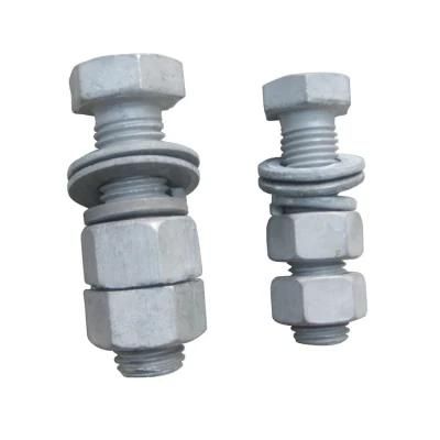 Hot DIP Galvanized 8.8s Hex Bolts 9mm Hex Head Bolt Nut