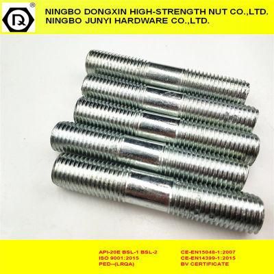 ASTM A320 L7 Zinc Fasteners Double End Studs