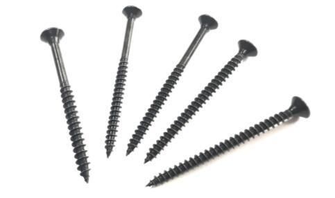 3.5X41mm Fine Thread Phillips Bugle Head Drywall Screws Black Phosphate Coated Drywall Screws