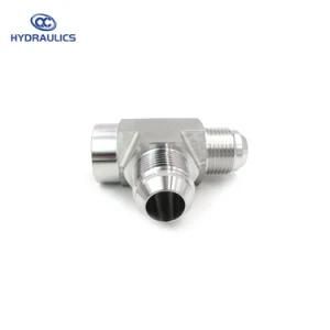 Stainless Steel Jic Fittings Male Jic to Female Pipe Run Tee