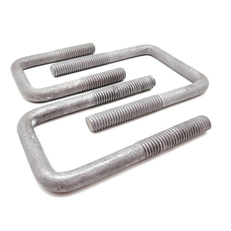 Galvanized Carbon Steel Square Boat Trailer U Bolts