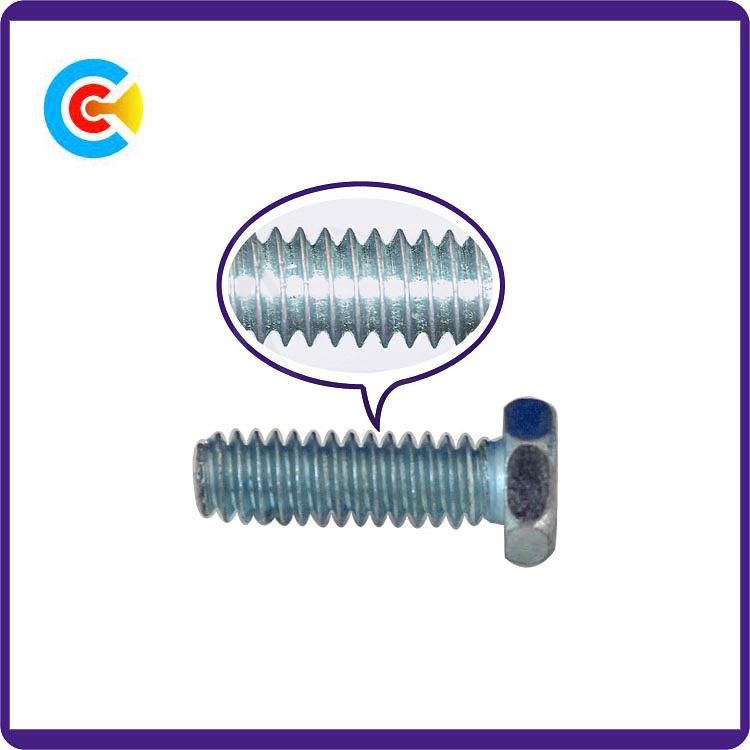 DIN/ANSI/BS/JIS Carbon-Steel/Stainless-Steel Galvanized Hexagon Flange Industrial Fasteners Industrial Screws