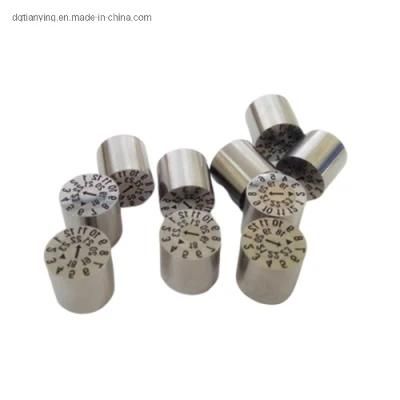 Plastic Injection Mould Parts Date Code Date Marking Insert