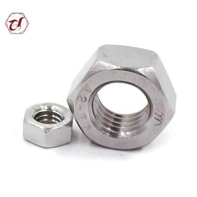 Stainless Steel 304/316 A2-70 A4-80 Metric Coarse and Fine Pitch Thread Hex Nuts