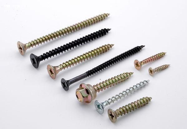 Factory Supply Carbon/Stainless Steel Chipboard Screw DIN7505
