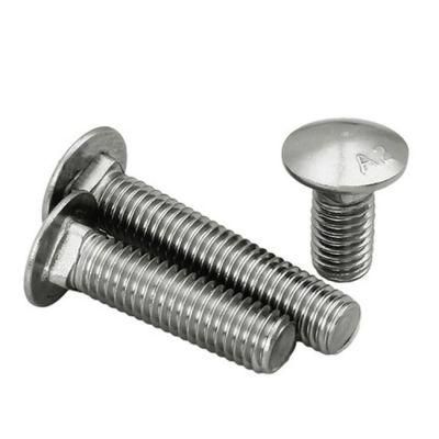 Round Head Square Neck Carriage Bolt DIN603 Stainless Steel 304 316 Fastener Bolt and Nut