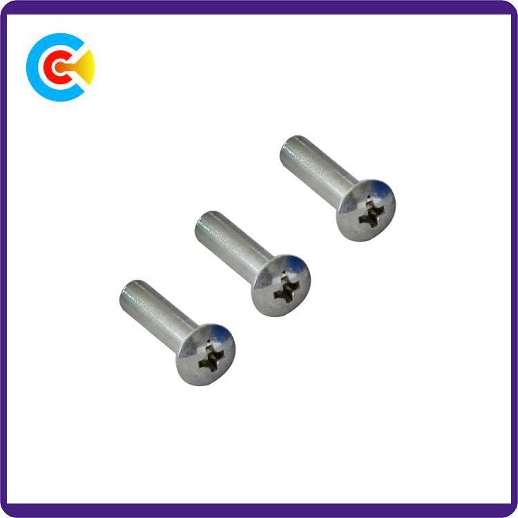 DIN/ANSI/BS/JIS Carbon-Steel/Stainless-Steel Round Cross Connection Sleeve Connector Mechanical Industry Screw
