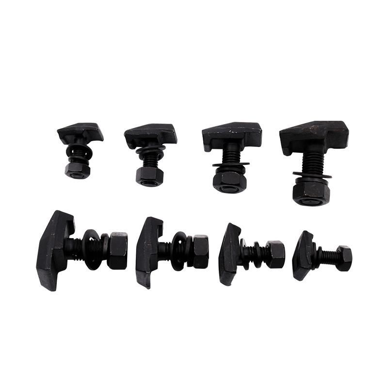 T-Rail Clips, Black Phosphating / Zinc Plated