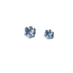 M90 Black or Yellow Zinc and Blue White Zinc Plate Hex Slotted Nuts Castle Nuts DIN935