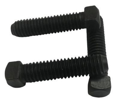 Square Cup Point Head Set Screws with Hex Thin Nut