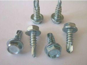 Hex Head Screw with EPDM Washer, Zinc Plated 8# *1&prime;&prime;, 1 1/2, 2&prime;&prime;,