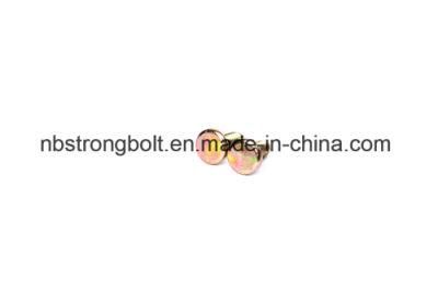 Non-Standard Custom Knurling Screw, Durable High Strength Galvanized Flat Head Tire Screw Tail Reduction
