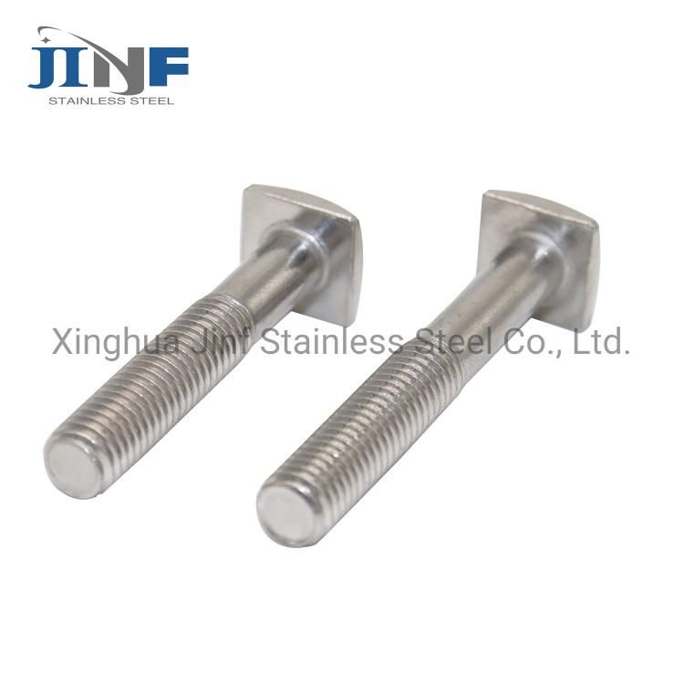 304 316 A2 A4 Stainless Steel Square Hammer Bolt