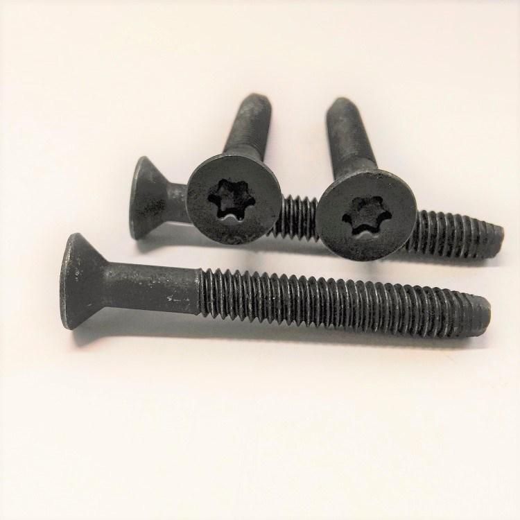 Black Star Flat Head Type F Thread Floorboard Cutting Screws