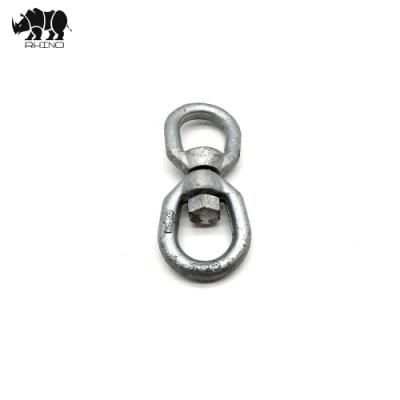 Rigging Fastener, Wire Rope Accessories, EU Type G402 Steel Eye and Eye Swivel Link Ring