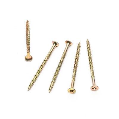 Double Countersunk Head Pozi Drive Chipboard Furniture Countersunk Csk Truss Head Galvanized Hex Head Flange Hexagon Wood Screw