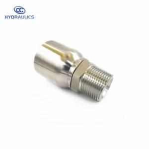 Stainless Steel Male NPT Rigid Crimp Fittings 43 Series Hydraulic Hose Fitting